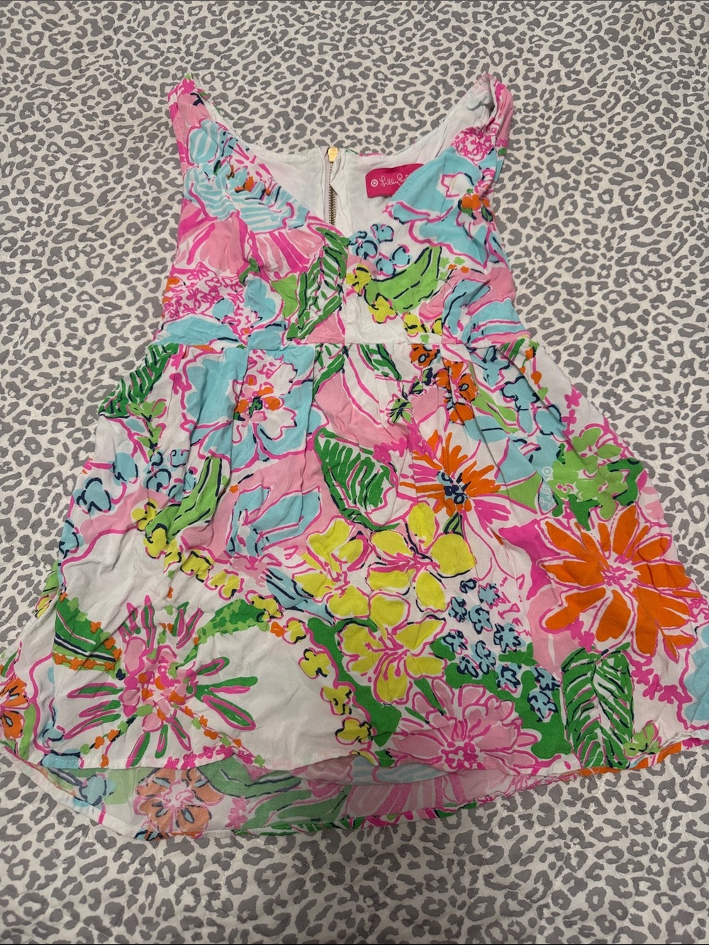 Lilly Pulitzer Multicolor Floral Sundress - Pink, Aqua, Green, Orange